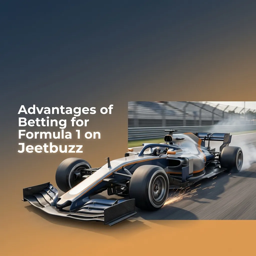 Jeetbuzz Formula 1 betting features including live markets, competitive odds, mobile app, and INR payment options