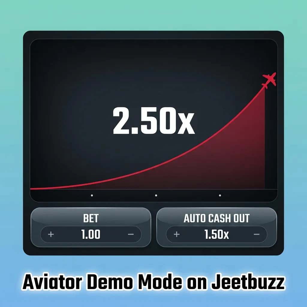 Players testing Aviator game demo mode on Jeetbuzz platform with virtual credits and practice interface displayed