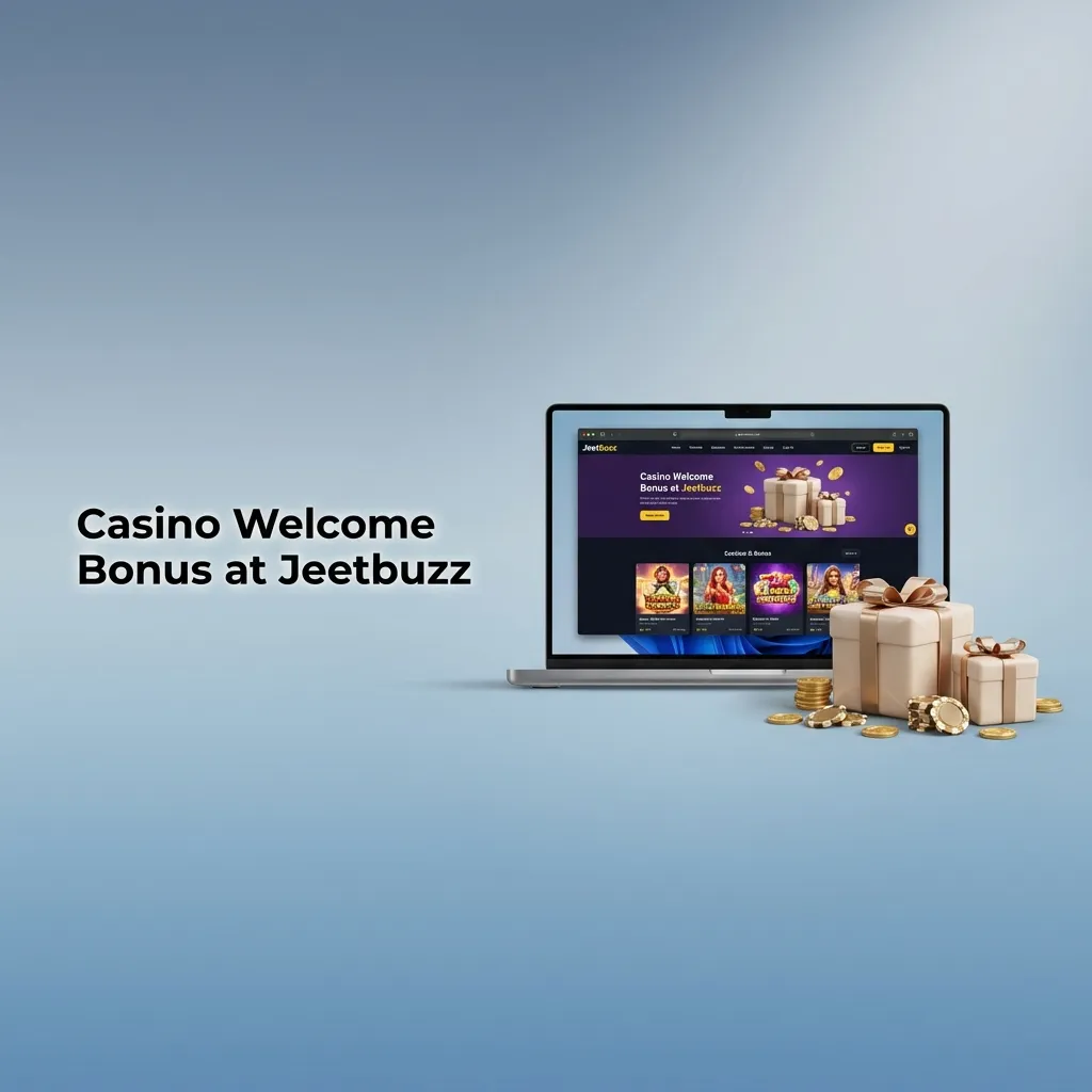 Jeetbuzz casino welcome bonus offering up to ₹1,60,000 across four deposits with 30x wagering requirements