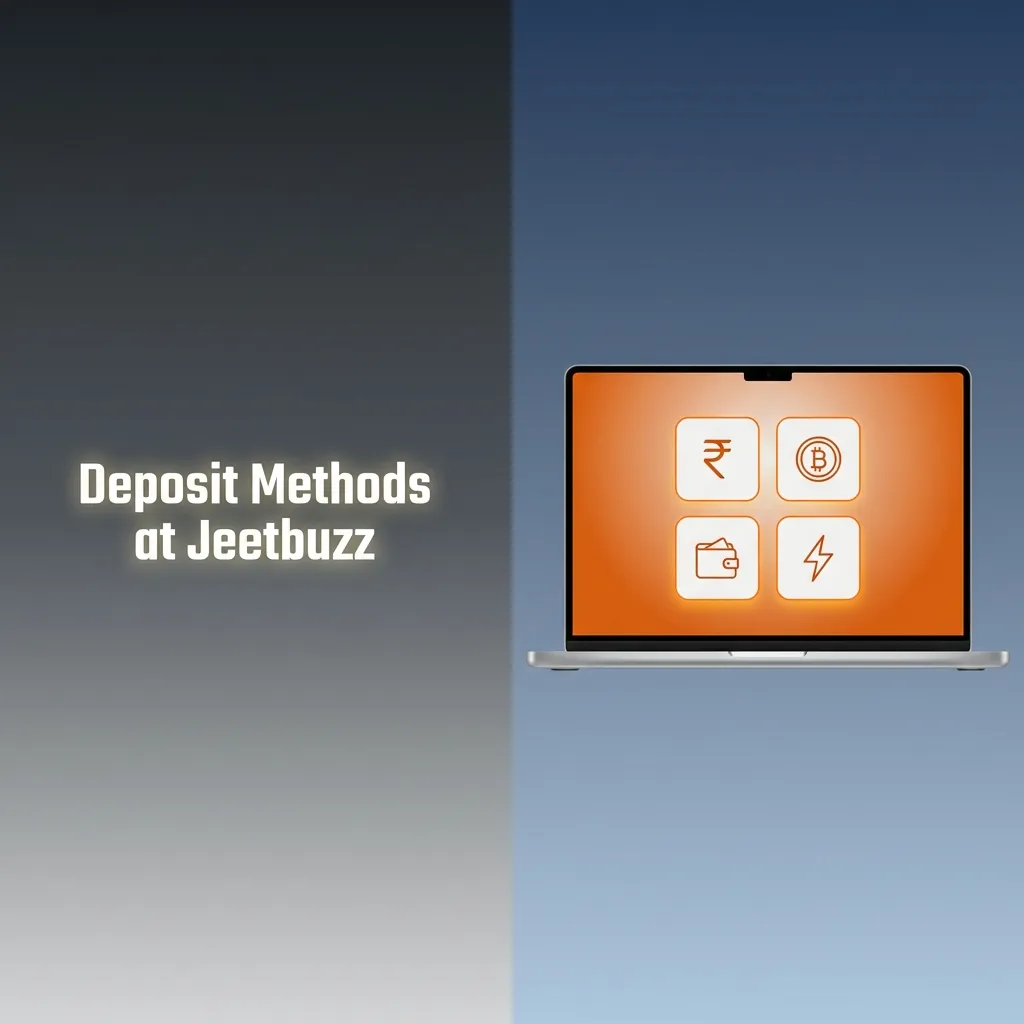 Jeetbuzz deposit methods including UPI, Paytm, net banking, and credit cards with instant fund crediting process.