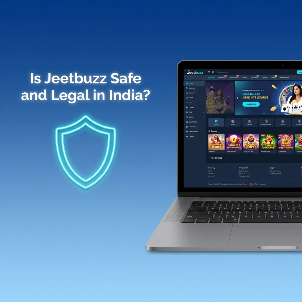 Jeetbuzz online betting platform interface showing security features and international gaming license certification