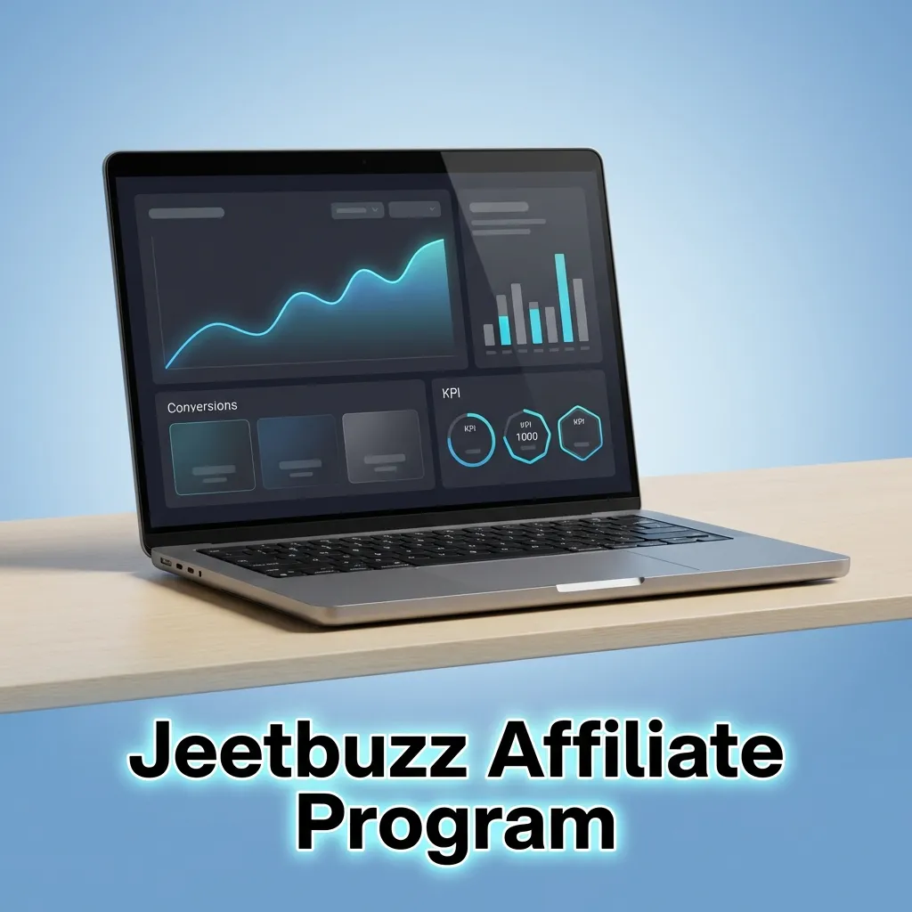 Jeetbuzz Affiliate Program dashboard showing commission structures and marketing tools for partner referrals
