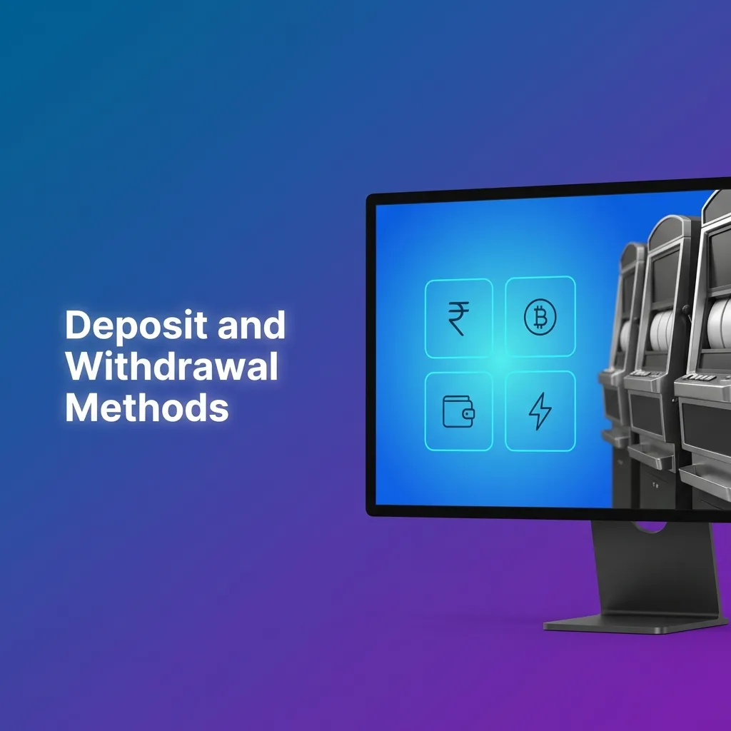 Indian payment methods including UPI, Paytm, bKash, and bank transfers for fast deposits and withdrawals within 24 hours.