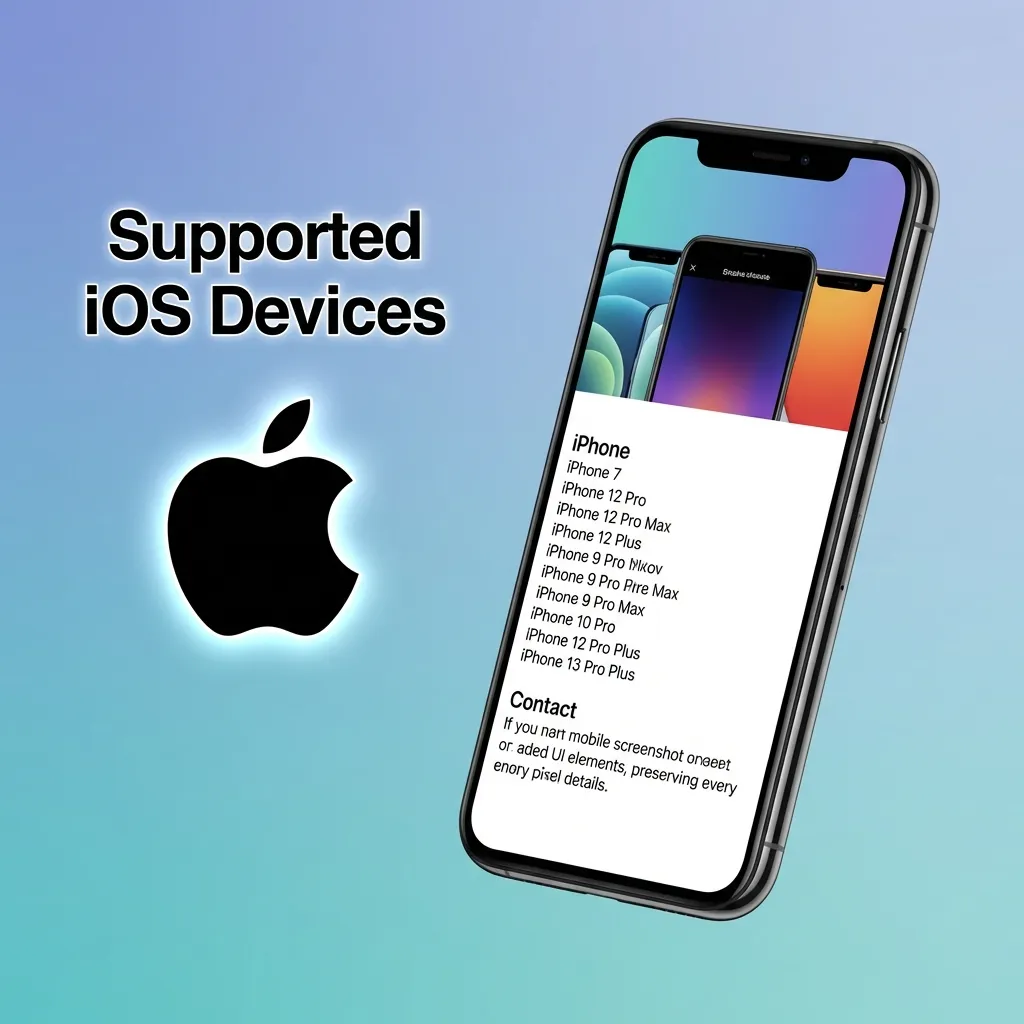 List of compatible iOS devices for Jeetbuzz PWA including iPhone, iPad, and iPod Touch models