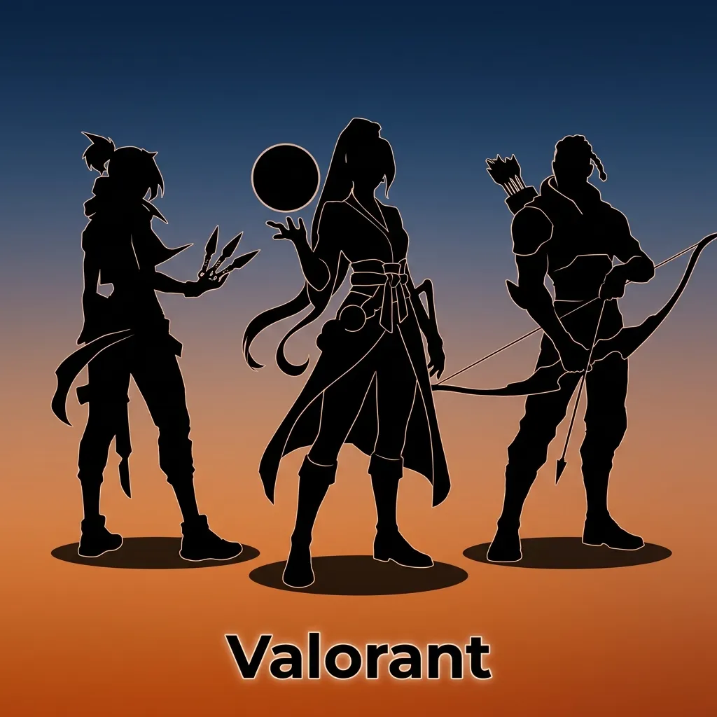 Valorant tactical shooter game showing agents in competitive esports match with strategic abilities and FPS gameplay