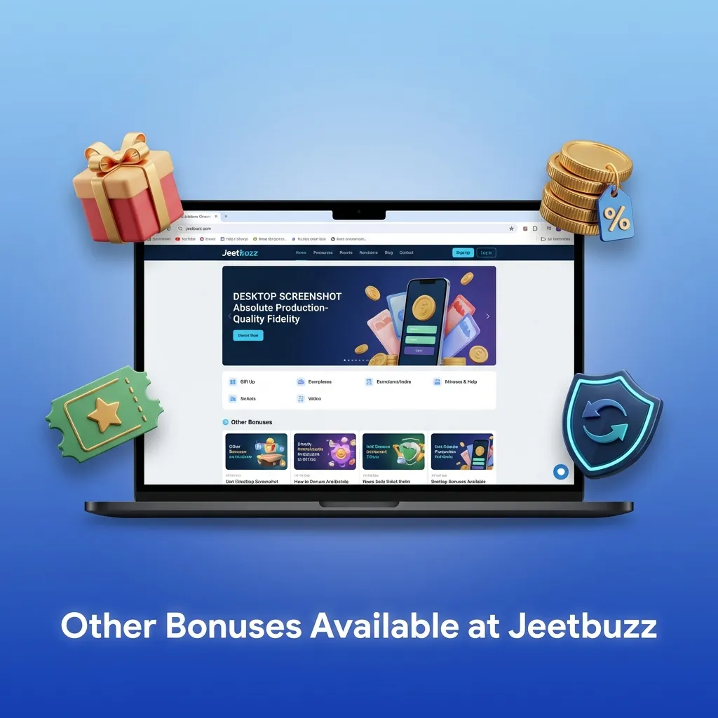 Jeetbuzz promotional offers including reload bonus, cashback, free bets, and referral rewards for regular players