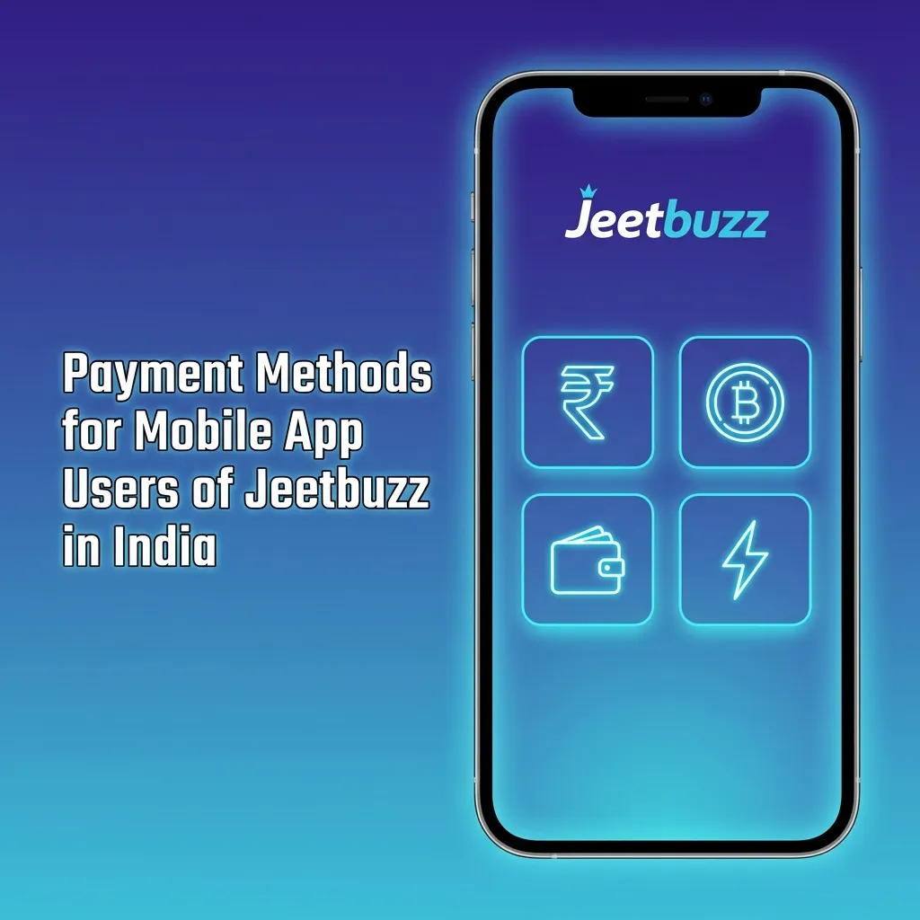 Jeetbuzz mobile app payment methods in India including UPI, NetBanking, IMPS, wallets, and cryptocurrency options