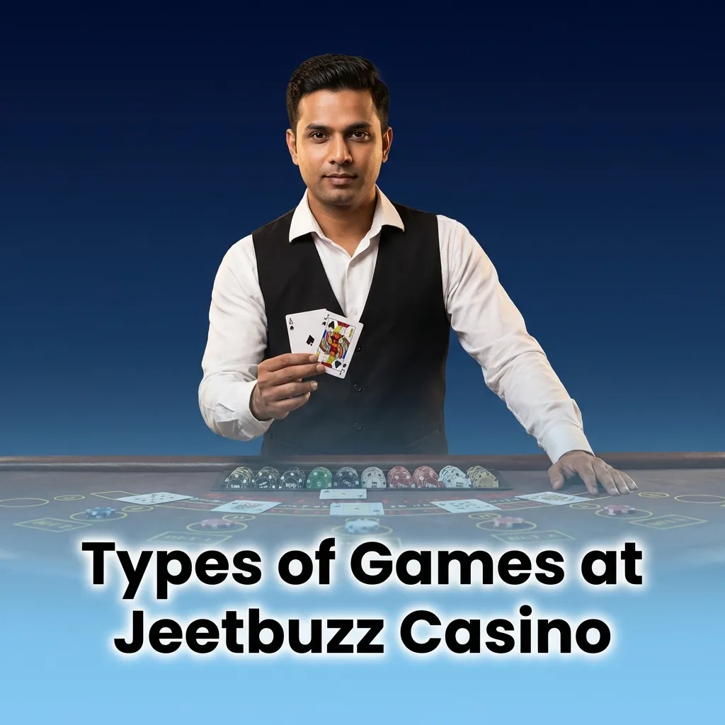 Jeetbuzz Casino game collection featuring slots, crash games, table games, video poker, jackpots, and Indian card games