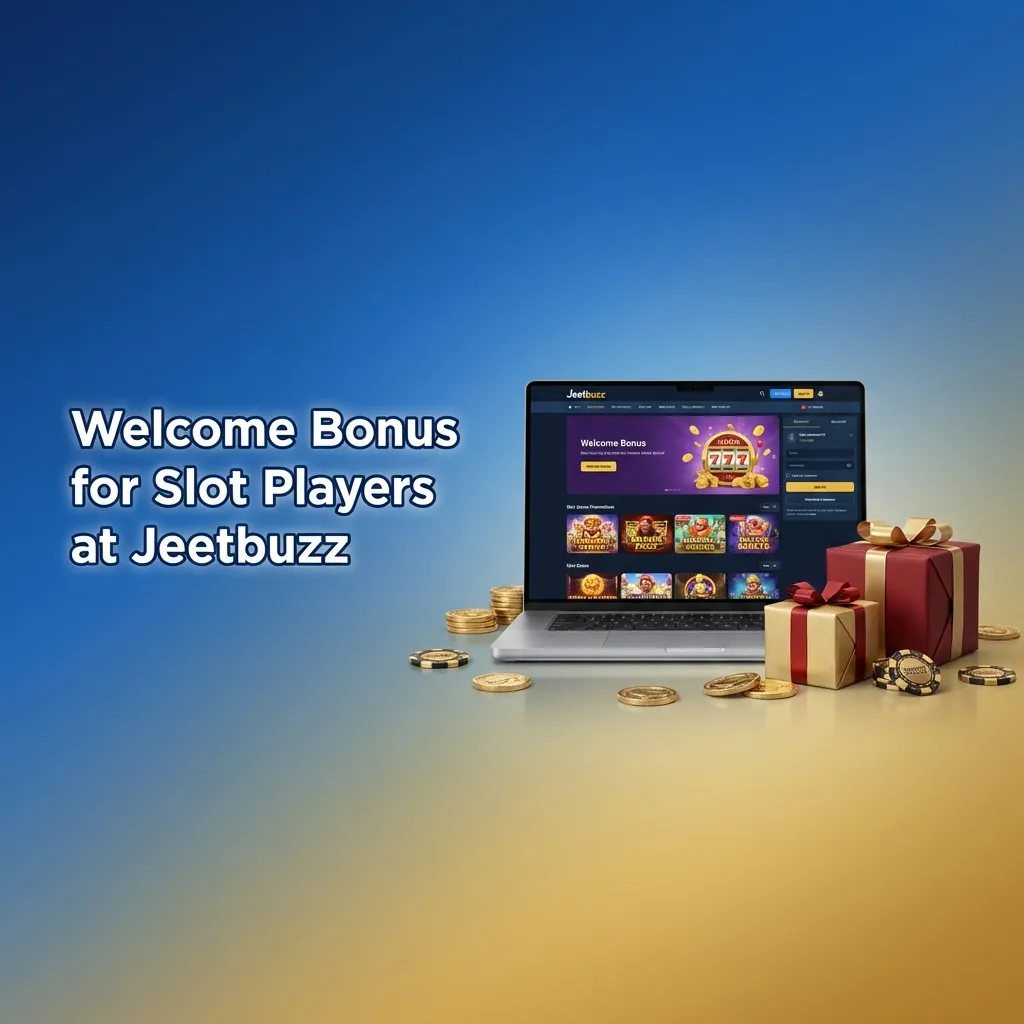 Jeetbuzz welcome bonus interface showing 100% match up to ৳1,60,000 for slot players with promotional details