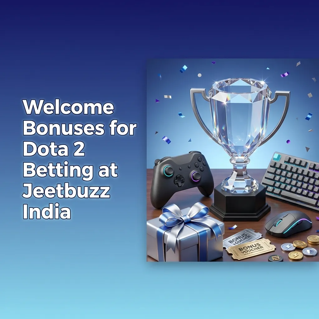 Jeetbuzz India welcome bonus promotion offering up to ৳1,60,000 for new players betting on Dota 2 esports matches